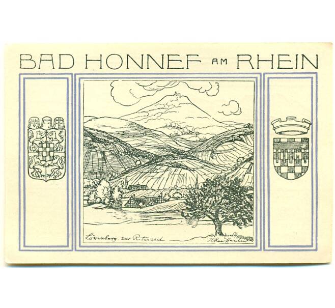 Банкнота 99 пфеннигов 1921 года Германия — Бад-Хоннеф (Нотгельд) (Артикул: K10-12736) — Фото №2