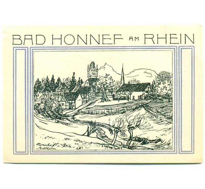 Банкнота 50 пфеннигов 1921 года Германия — Бад-Хоннеф (Нотгельд) (Артикул: K10-12738) — Фото №2