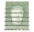 Почтовая марка 10+5 пфеннигов 1954 года Западная Германия (ФРГ) «Помощники человечества — Лоренц Вертманн» (Артикул: T11-38590) — Фото №1