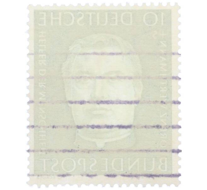 Почтовая марка 10+5 пфеннигов 1954 года Западная Германия (ФРГ) «Помощники человечества — Лоренц Вертманн» (Артикул: T11-38590) — Фото №2