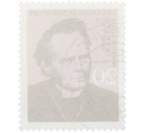 Почтовая марка 20 пфеннигов 1966 года Западная Германия (ФРГ) «Шведский архиепископ Ларс Олоф Юнатан Седерблум» — Фото №2