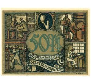 50 пфеннигов 1921 года Германия — Гросбрайтенбах (Нотгельд) — Фото №1