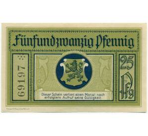 25 пфеннигов 1921 года Германия — Лойтенберг (Нотгельд) — Фото №2