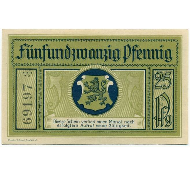 Банкнота 25 пфеннигов 1921 года Германия — Лойтенберг (Нотгельд) (Артикул: K10-12763) — Фото №2