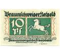 Банкнота 10 пфеннигов 1921 года Германия — Брауншвейг (Нотгельд) (Артикул: K10-12774) — Фото №1