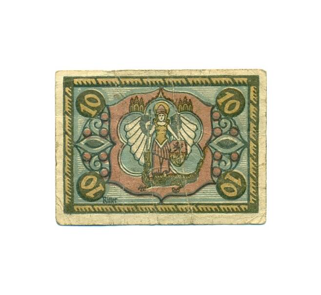 Банкнота 10 пфеннигов 1921 года Германия — Йена (Нотгельд) (Артикул: K10-12788) — Фото №2