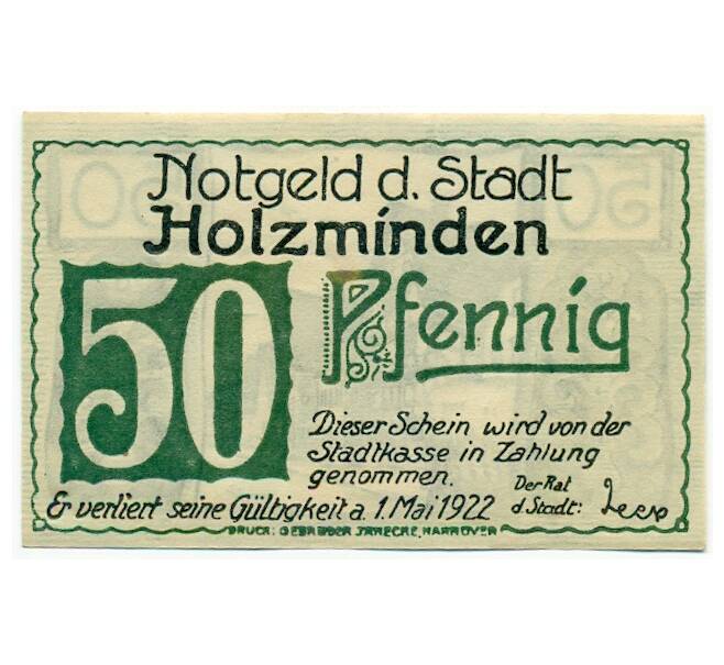 Банкнота 50 пфеннигов 1922 года Германия — Хольцминден (Нотгельд) (Артикул: K10-12794) — Фото №1