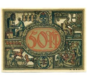 50 пфеннигов 1921 года Германия — Гросбрайтенбах (Нотгельд) — Фото №1