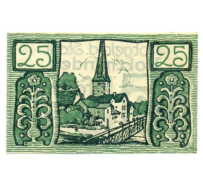 Банкнота 25 пфеннигов 1922 года Германия — Хольцминден (Нотгельд) (Артикул: K10-12798) — Фото №2
