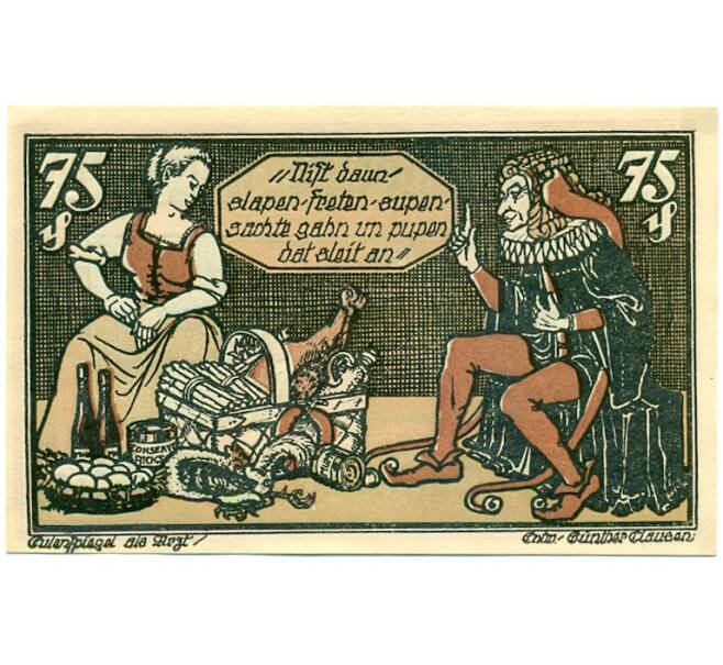 Банкнота 75 пфеннигов 1921 года Германия — Брауншвейг (Нотгельд) (Артикул: K10-12806) — Фото №2