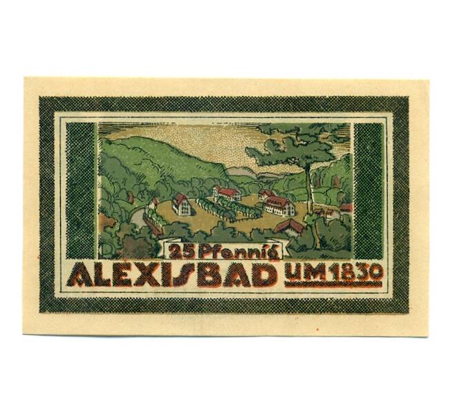 Банкнота 25 пфеннигов 1921 года Германия — Гарцгероде (Нотгельд) (Артикул: K10-12823) — Фото №1