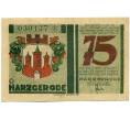 Банкнота 75 пфеннигов 1921 года Германия — Гарцгероде (Нотгельд) (Артикул: K10-12825) — Фото №2