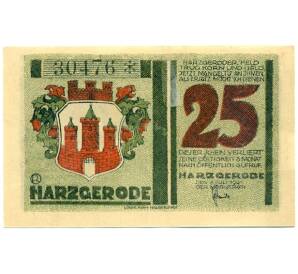 25 пфеннигов 1921 года Германия — Гарцгероде (Нотгельд) — Фото №2
