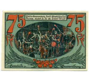 75 пфеннигов 1921 года Германия — Гнарренбург (Нотгельд) — Фото №1