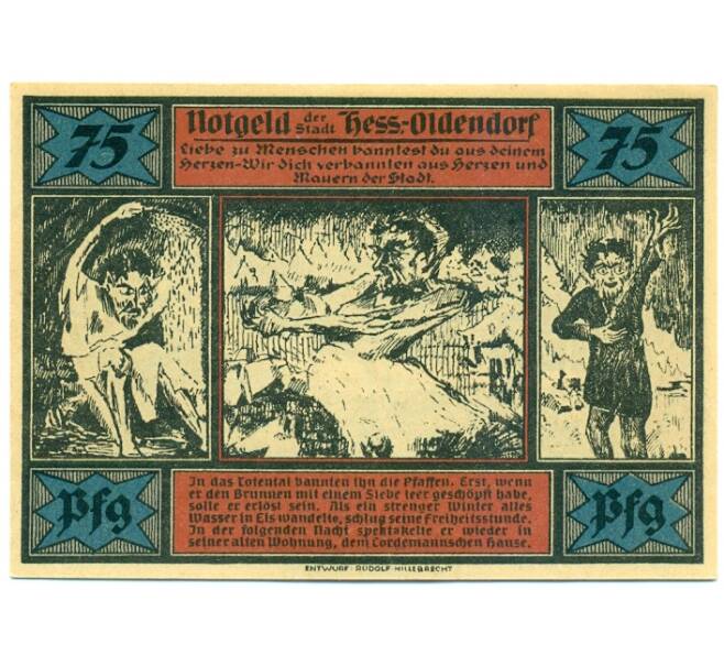 Банкнота 75 пфеннигов 1921 года Германия — Гессиш-Ольдендорф (Нотгельд) (Артикул: K10-12844) — Фото №2