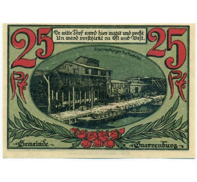 Банкнота 25 пфеннигов 1921 года Германия — Гнарренбург (Нотгельд) (Артикул: K10-12849) — Фото №1