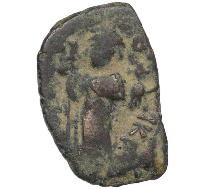 Монета Фоллис 641-668 года Византия — Констанс II (Артикул: M2-92100) — Фото №1