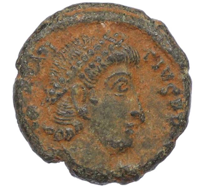 Монета AE4 351-361 года Римская Империя — Констанций II (Артикул: M2-92110) — Фото №1