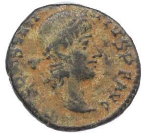 AE4 347-348 года Римская Империя — Констанций II (Клятва) — Фото №1