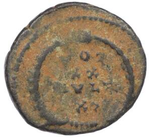 AE4 347-348 года Римская Империя — Констанций II (Клятва) — Фото №2