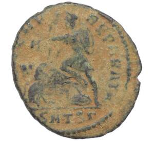 AE3 351-361 года Римская Империя — Констанций II (Павший всадник) — Фото №2