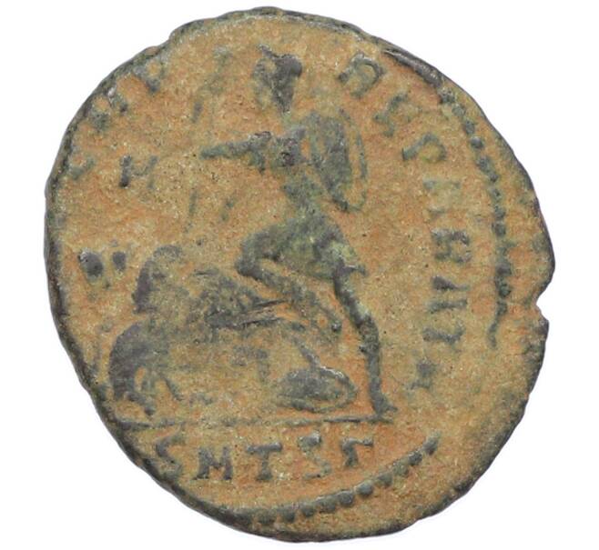Монета AE3 351-361 года Римская Империя — Констанций II (Павший всадник) (Артикул: M2-92122) — Фото №2
