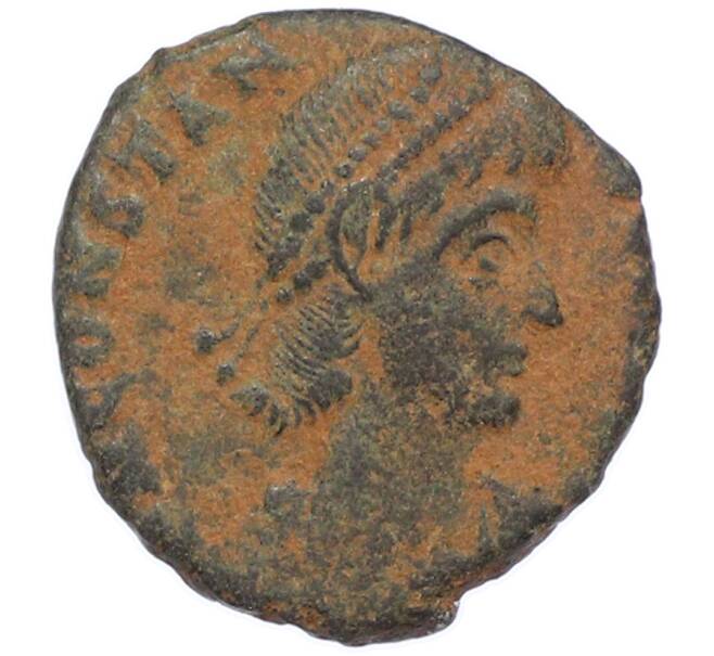 Монета AE4 351-361 Римская Империя — Констанций II (Павший всадник) (Артикул: M2-92169) — Фото №1