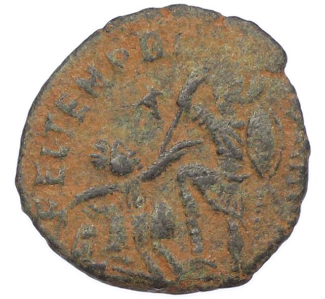 Монета AE4 351-361 Римская Империя — Констанций II (Павший всадник) (Артикул: M2-92169) — Фото №2