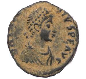 AE4 378-383 года Римская Империя — Феодосий I Великий (Клятва) — Фото №1