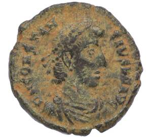 AE4 351-361 года Римская Империя — Констанций II (Павший всадник) — Фото №1