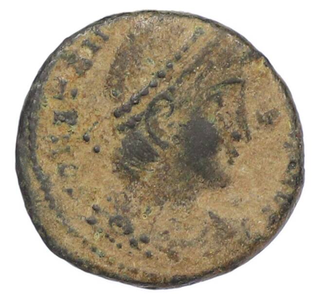 Монета AE4 337-347 года Римская Империя — Констанций II (Артикул: M2-92176) — Фото №1