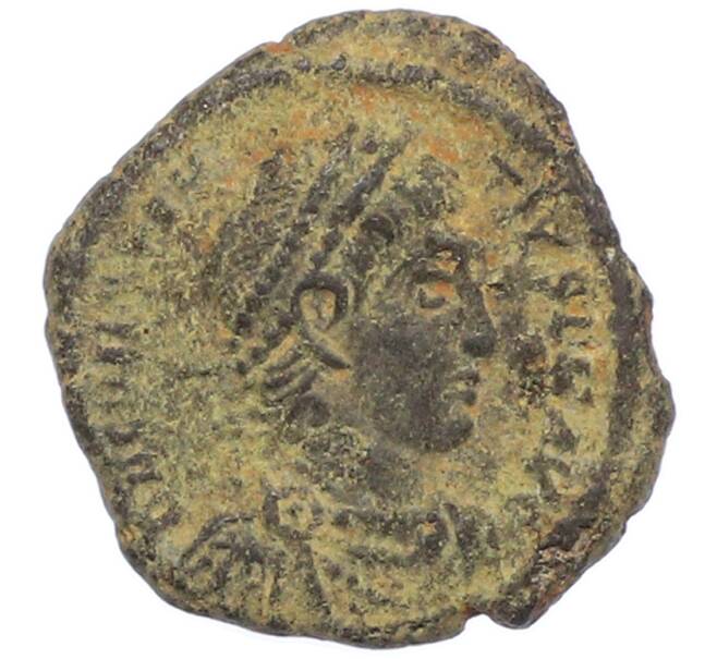 Монета AE4 345-361 года Римская Империя — Констанций II (Артикул: M2-92180) — Фото №1