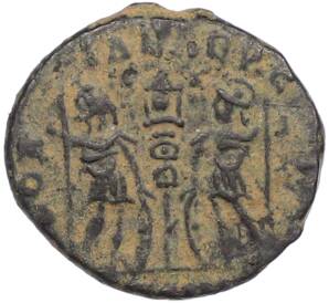 AE4 337-340 года Римская Империя — Констанций II — Фото №2