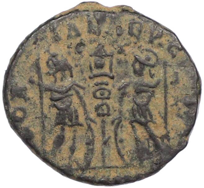Монета AE4 337-340 года Римская Империя — Констанций II (Артикул: M2-92183) — Фото №2