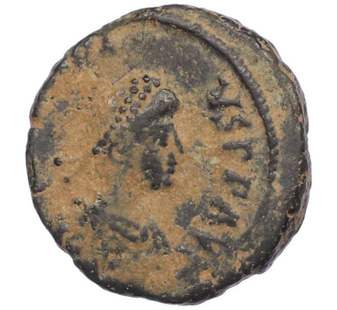 Монета AE4 395-401 года Римская Империя — Флавий Аркадий (Артикул: M2-92188) — Фото №1