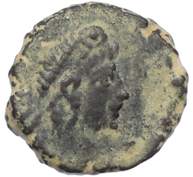 Монета AE4 347-383 года Римская Империя (Клятва) (Артикул: M2-92190) — Фото №1