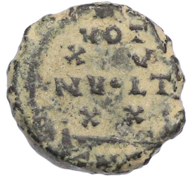 Монета AE4 347-383 года Римская Империя (Клятва) (Артикул: M2-92190) — Фото №2