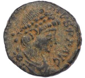 AE4 378-383 года Римская Империя — Феодосий I Великий (Клятва) — Фото №1