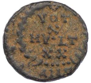 AE4 378-383 года Римская Империя — Феодосий I Великий (Клятва) — Фото №2