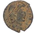 Монета AE4 383-388 года Римская Империя — Флавий Аркадий (Клятва) (Артикул: M2-92196) — Фото №1