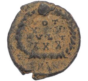 AE4 383-388 года Римская Империя — Флавий Аркадий (Клятва) — Фото №2