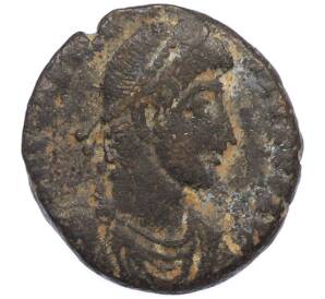 AE4 348-358 года Римская Империя (Падший всадник) — Фото №1