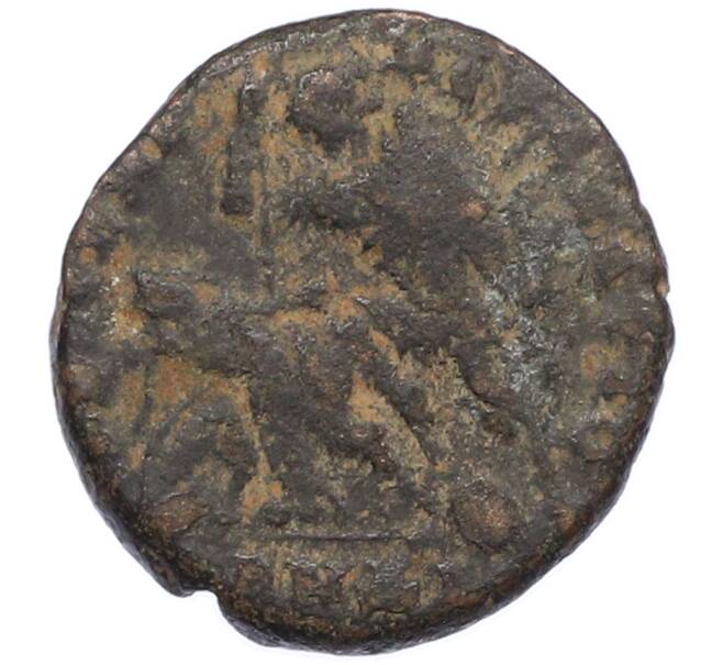 Монета AE4 348-358 года Римская Империя (Падший всадник) (Артикул: M2-92210) — Фото №2