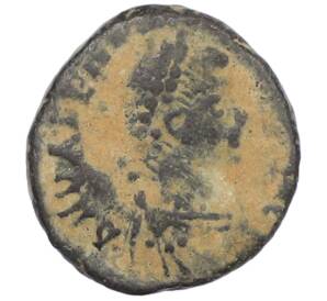 AE4 383-392 года Римская Империя — Валентиниан II — Фото №1