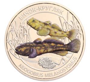 5 гривен 2025 года Украина «Глубоководные обитатели — Круглый бычок (Азовское море)» — Фото №1