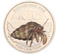 Монета 5 гривен 2025 года Украина «Глубоководные обитатели — Рак-отшельник (Обитатели Черного моря)» (Артикул: M2-92216) — Фото №1