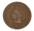 Монета 1 цент 1905 года США (Артикул M2-34592)