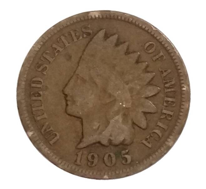 1 цент 1905 года США