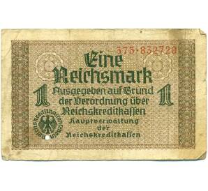 1 рейхсмарка 1939 года Германия (Для оккупированных территорий) — Фото №1