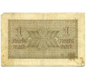 1 рейхсмарка 1939 года Германия (Для оккупированных территорий) — Фото №2